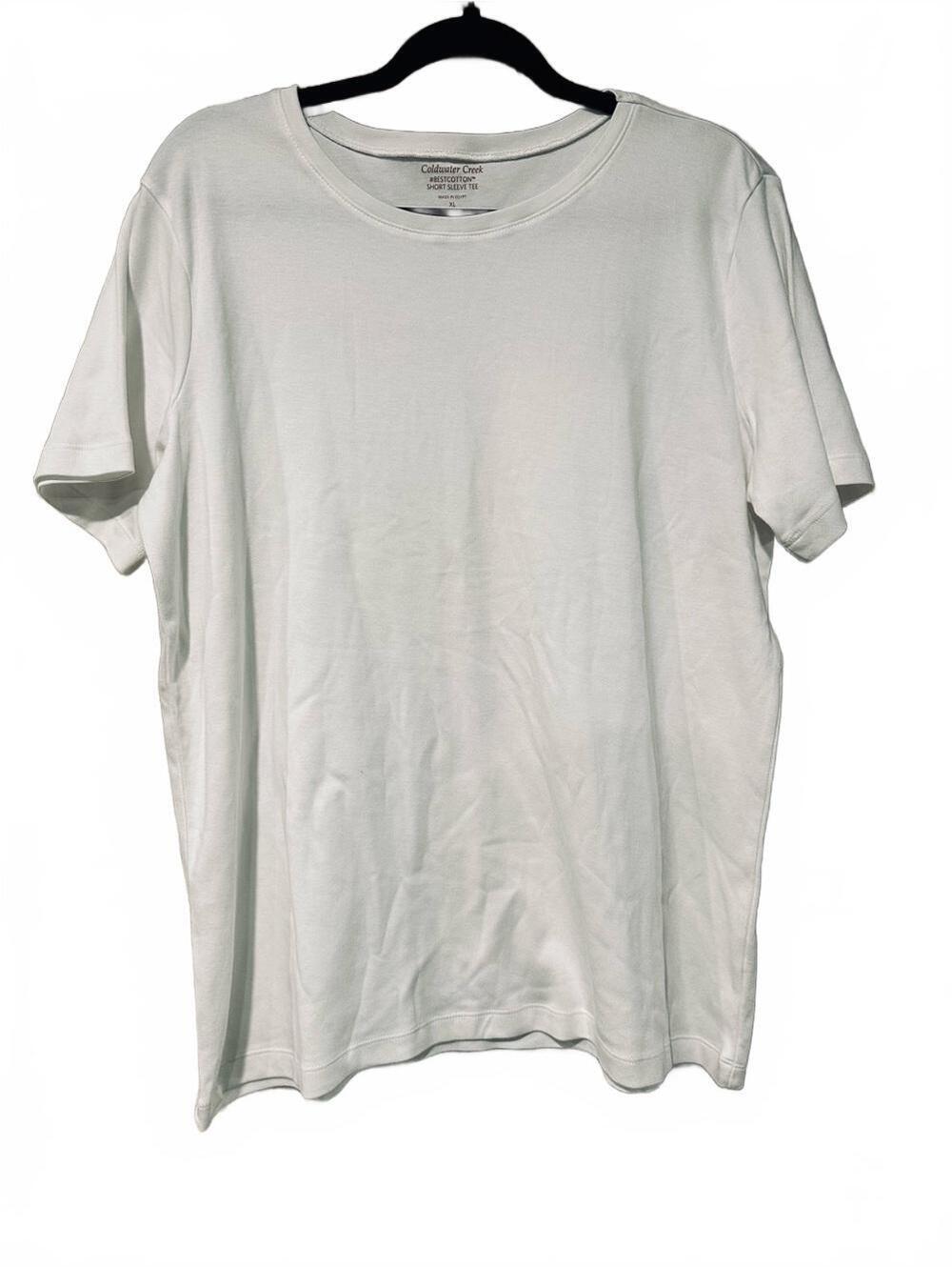 Egyptian cotton basic white tee